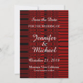 Save The Date Enregistrer la date Mariage écriture manuscrite ro (Devant)