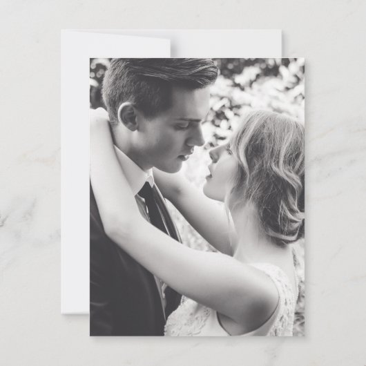 Save The Date Enregistrer la date mariage fleur de pêche (Dos)