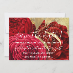 Save The Date Enregistrer La Date Mariage Mariée Wreath Or Roses