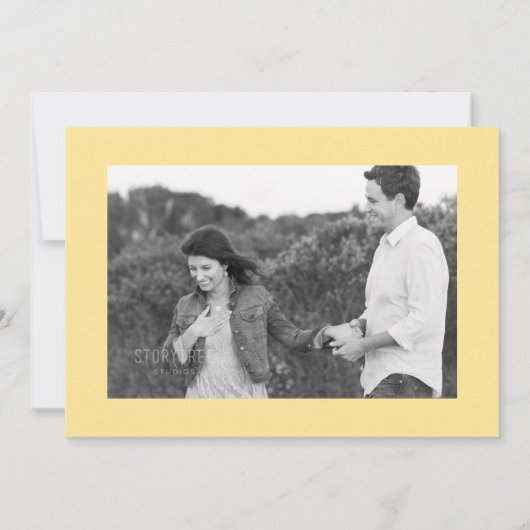 Save The Date Enregistrer la date, mariage, photo au dos (Dos)