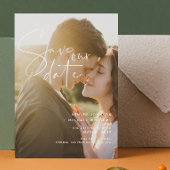 Save The Date Enregistrer la date Mariage QR Code Script 2 Photo