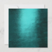 Save The Date Enregistrer La Date Minimum Turquoise Gold Wreath (Dos)