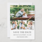 Save The Date Enregistrer La Date Modern Minimalist 4 Photo (Devant)