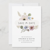 Save The Date Enregistrer la date Moderne Boho (Devant)