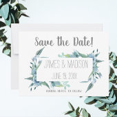 Save The Date Enregistrer la date Moderne Cadre Floral Personnal