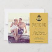 Save The Date Enregistrer La Date Nautique | MARIAGE (Devant)