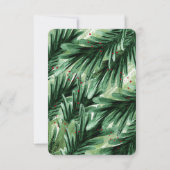 Save The Date Enregistrer la date Noël Pine Aquarelle fête | (Dos)