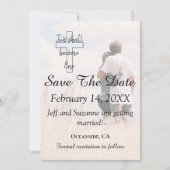 Save The Date Enregistrer la date Photo Christian Mariage Faire- (Devant)