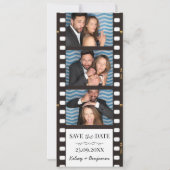 Save The Date Enregistrer la date Photo Strip Photo Booth (Dos)