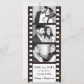 Save The Date Enregistrer la date Photo Strip Photo Booth (Devant)