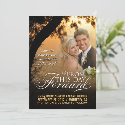 Save The Date Enregistrer la date - Poster du film Mariage (Debout devant)