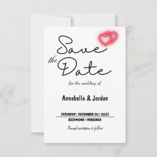 Save The Date Enregistrer la date pour le mariage