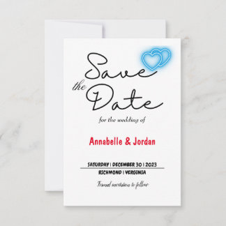 Save The Date Enregistrer la date pour le mariage
