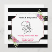 Save The Date Enregistrer la date pour nos bandes Mariages avec  (Devant / Derrière)