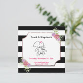 Save The Date Enregistrer la date pour nos bandes Mariages avec  (Debout devant)