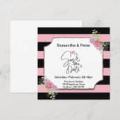 Save The Date Enregistrer la date pour nos bandes Mariages avec  (Devant / Derrière)