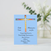 Save The Date Enregistrer la date - Première Communion sainte (g (Debout devant)