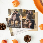 Save The Date Enregistrer La Date Rustic Wood Mariage Photo Coll