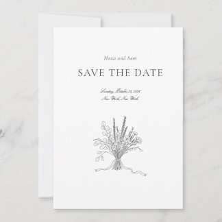 Save The Date Enregistrer la date simple mariage