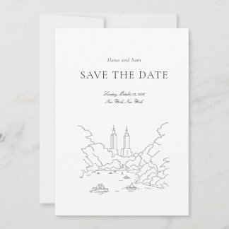 Save The Date Enregistrer la date simple mariage