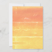 Save The Date Enregistrer la date Summer Rustic Décontracté Mari (Dos)