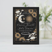 Save The Date Enregistrer La Date Tarot Sun Moon Aligner Les Car (Debout devant)