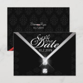 Save The Date Enregistrer la date tenue de soirée (Devant / Derrière)