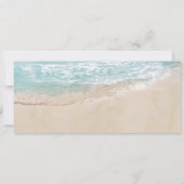 Save The Date Enregistrer la date Tropical Beach Hearts Boarding (Dos)