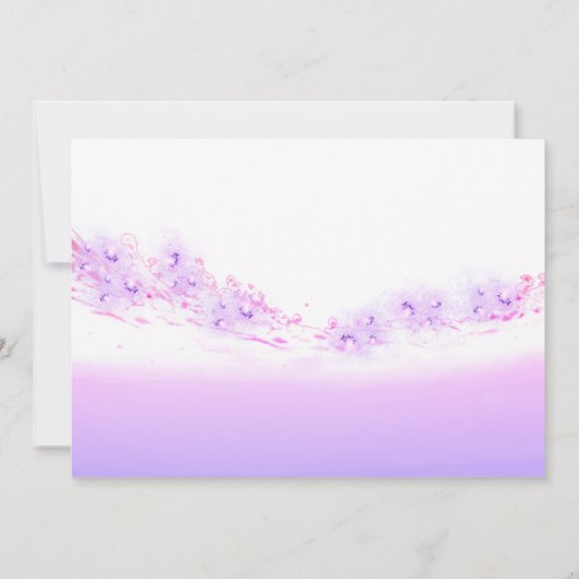 Save The Date Enregistrer La Date Tropical Ocean Rose Waves Coba (Dos)