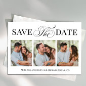 Save The Date Enregistrer la date Typographie Script Elégant Pho