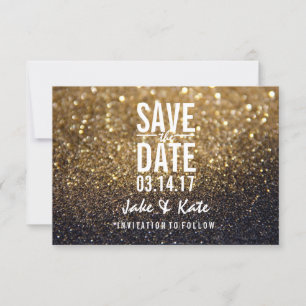 Save The Date Enregistrer la date - Un Nite Gold Lit