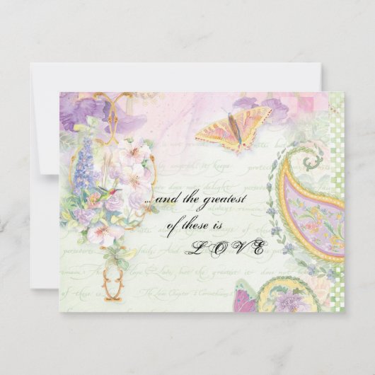 Save The Date Enregistrer la date - Wings of Love Collection Mar (Dos)