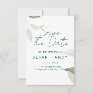 Save The Date enregistrer la feuille mariage date