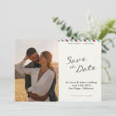 Save The Date Enregistrer la lettre d'adresse postale (Debout devant)