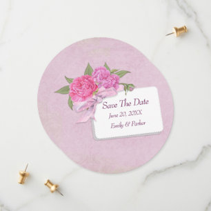 Save The Date Enregistrer La Peine Rose-Date
