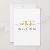 Save The Date Enregistrer la photo de printemps rose date (Dos)