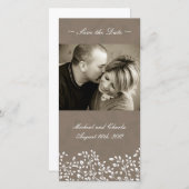 Save The Date Enregistrer la photo Mariage date (4x8) (Devant / Derrière)