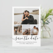 Save The Date Enregistrer la typographie de la date Personnalisé (Debout devant)