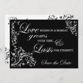 Save The Date Enregistrer l'annonce de date (Devant / Derrière)