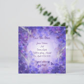 Save The Date Enregistrer l'annonce de la date Purple Fairy (Debout devant)