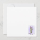 Save The Date Enregistrer l'annonce de la date Purple Fairy (Dos)