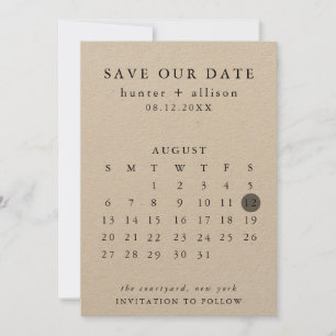Save The Date Enregistrer Le Calendrier Date
