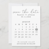 Save The Date Enregistrer Le Calendrier Date (Devant)