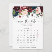 Save The Date Enregistrer Le Calendrier Date (Devant)