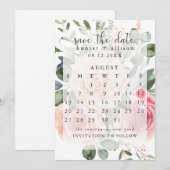 Save The Date Enregistrer Le Calendrier Date (Devant / Derrière)