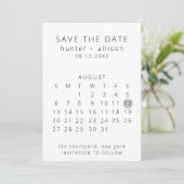 Save The Date Enregistrer Le Calendrier Date (Debout devant)