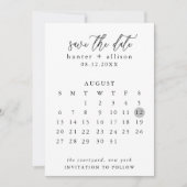 Save The Date Enregistrer Le Calendrier Date (Devant)