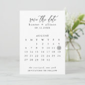Save The Date Enregistrer Le Calendrier Date (Debout devant)
