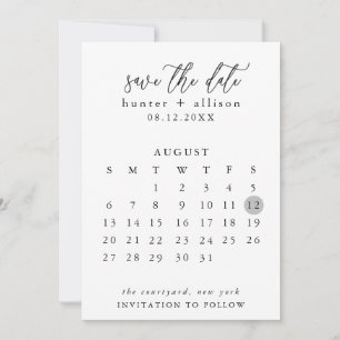 Save The Date Enregistrer Le Calendrier Date