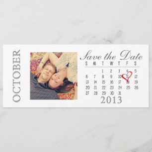 Save The Date Enregistrer le calendrier des dates : octobre 2013